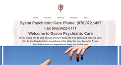 Desktop Screenshot of dysonpsychiatric.com