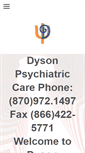 Mobile Screenshot of dysonpsychiatric.com